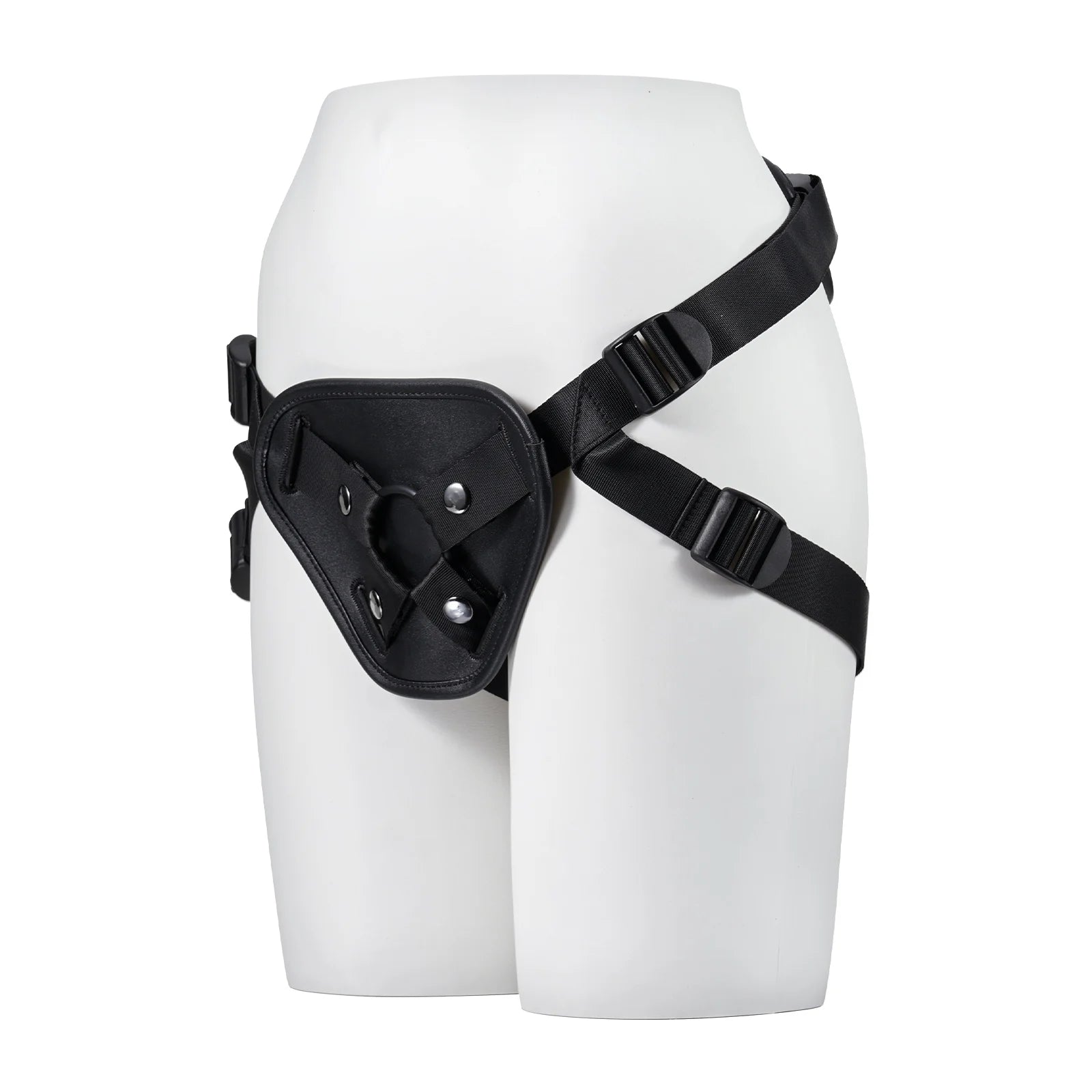 Fully Adjustable Strap On Dildo Harness with 3 Size O-Rings