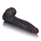 Henry 10.8" x 2.3" Thick Black Dildo with Tapered Head & Wide-Back Body