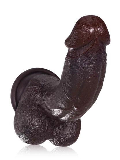 Jake 8.3" x 1.7" Slim Realistic BBC Dildo with Bendable Metal Core