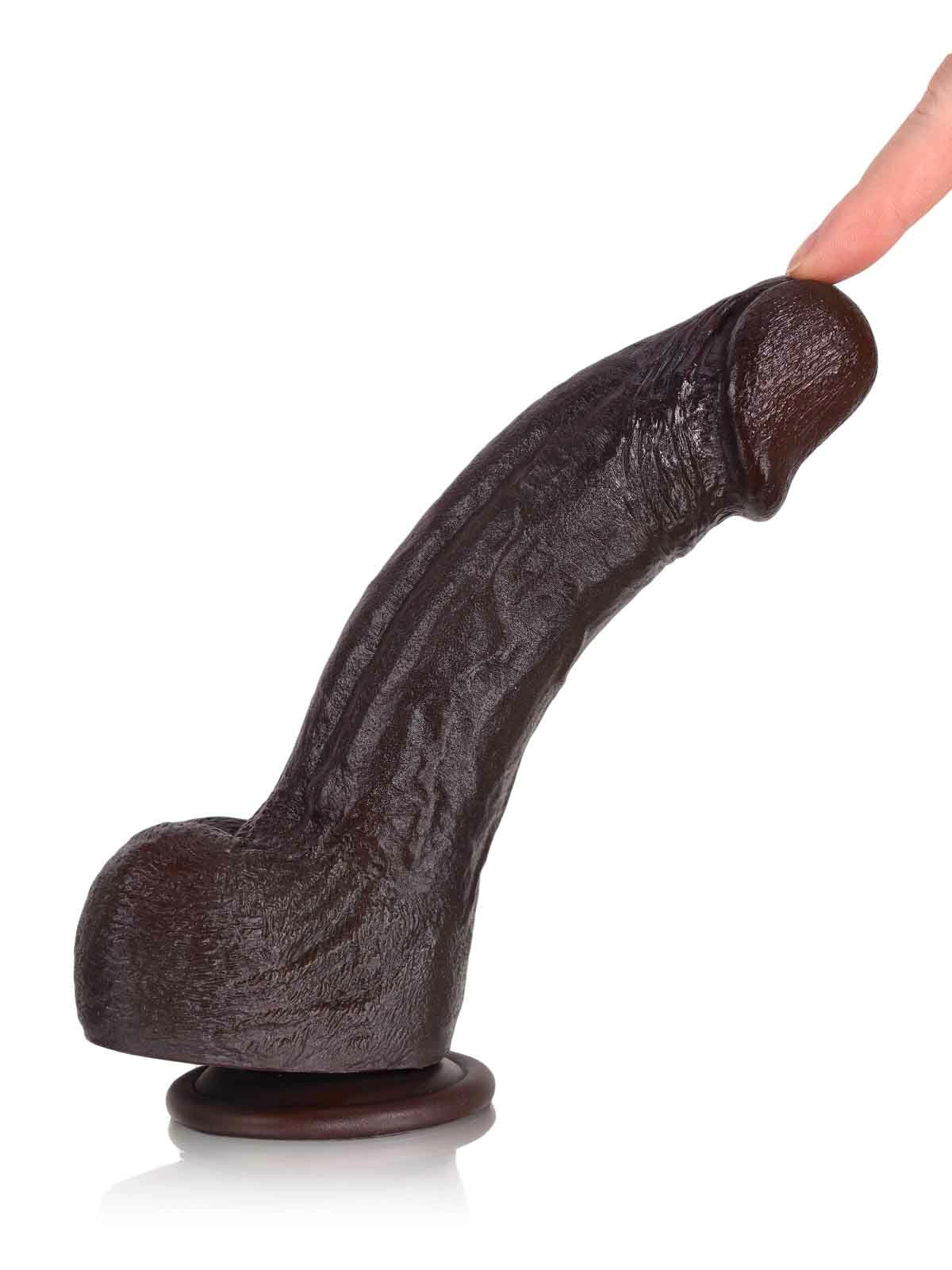 Jake 8.3" x 1.7" Slim Realistic BBC Dildo with Bendable Metal Core