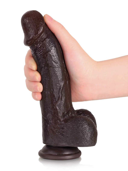 Jake 8.3" x 1.7" Slim Realistic BBC Dildo with Bendable Metal Core