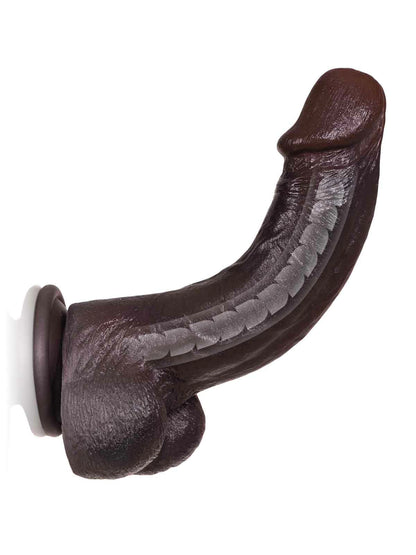Jake 8.3" x 1.7" Slim Realistic BBC Dildo with Bendable Metal Core