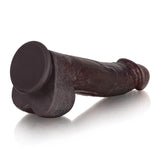 Jake 8.3" x 1.7" Ultra-Realistic Black Dildo with Bendable Metal Core