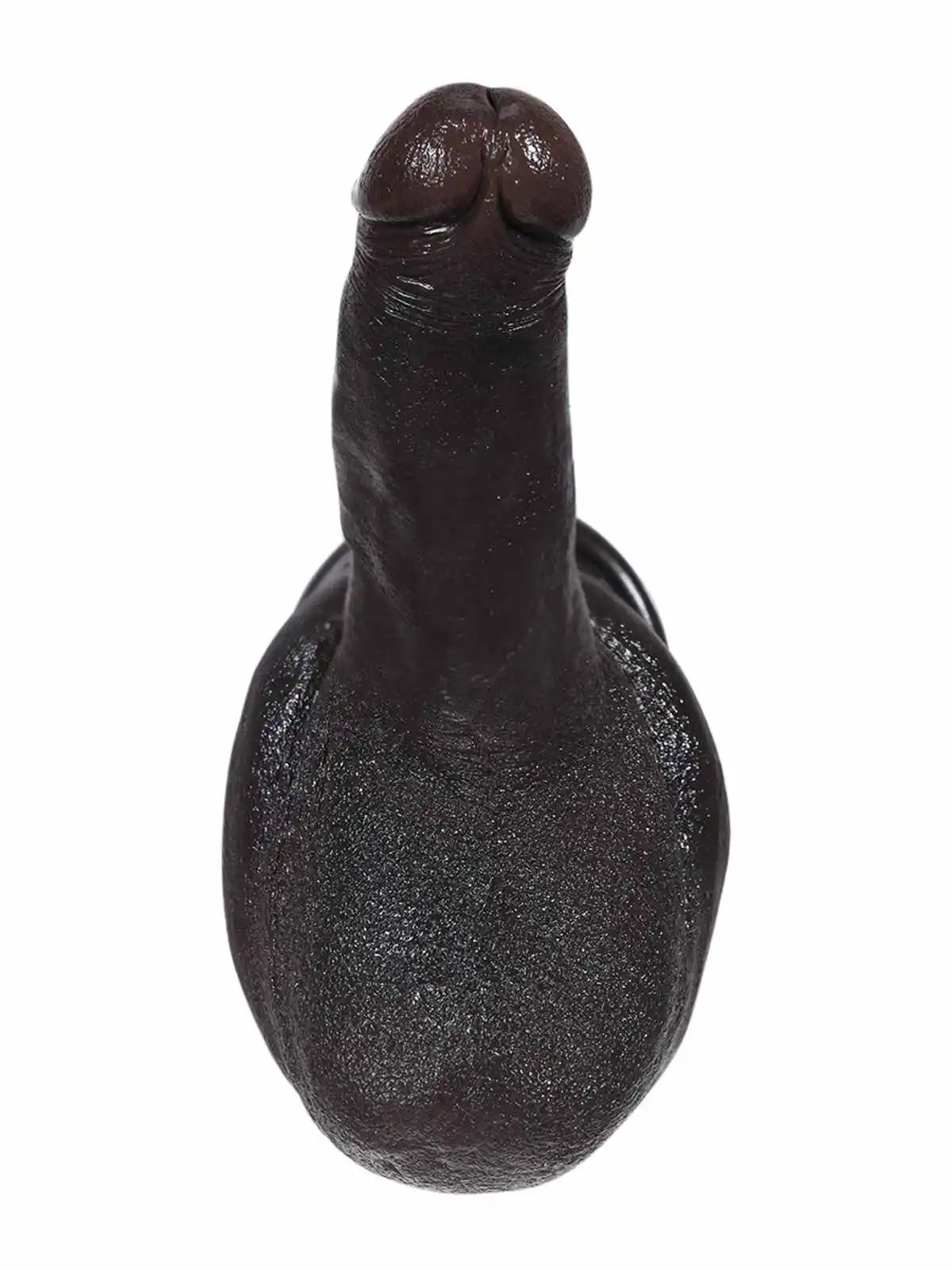 Johe 6.3” x 1.4” Realdick Black Small, Slim & Soft Beginner Dildo