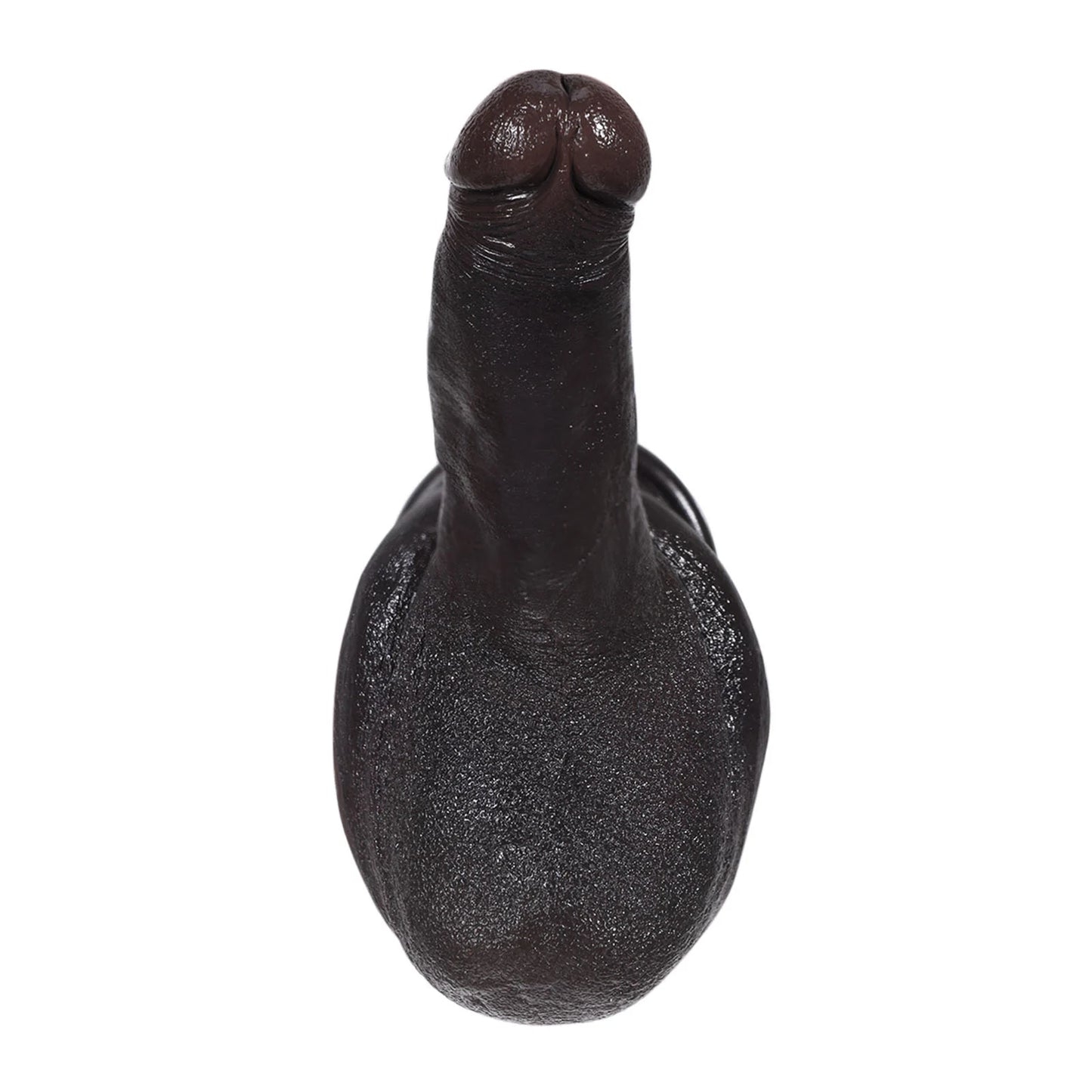 Johe 6.3" x 1.4" Soft Small Black Dildo for Beginner