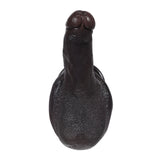 Johe 6.3" x 1.4" Soft Small Black Dildo for Beginner