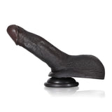 Johe 6.3" x 1.4" Soft Small Black Dildo for Beginner