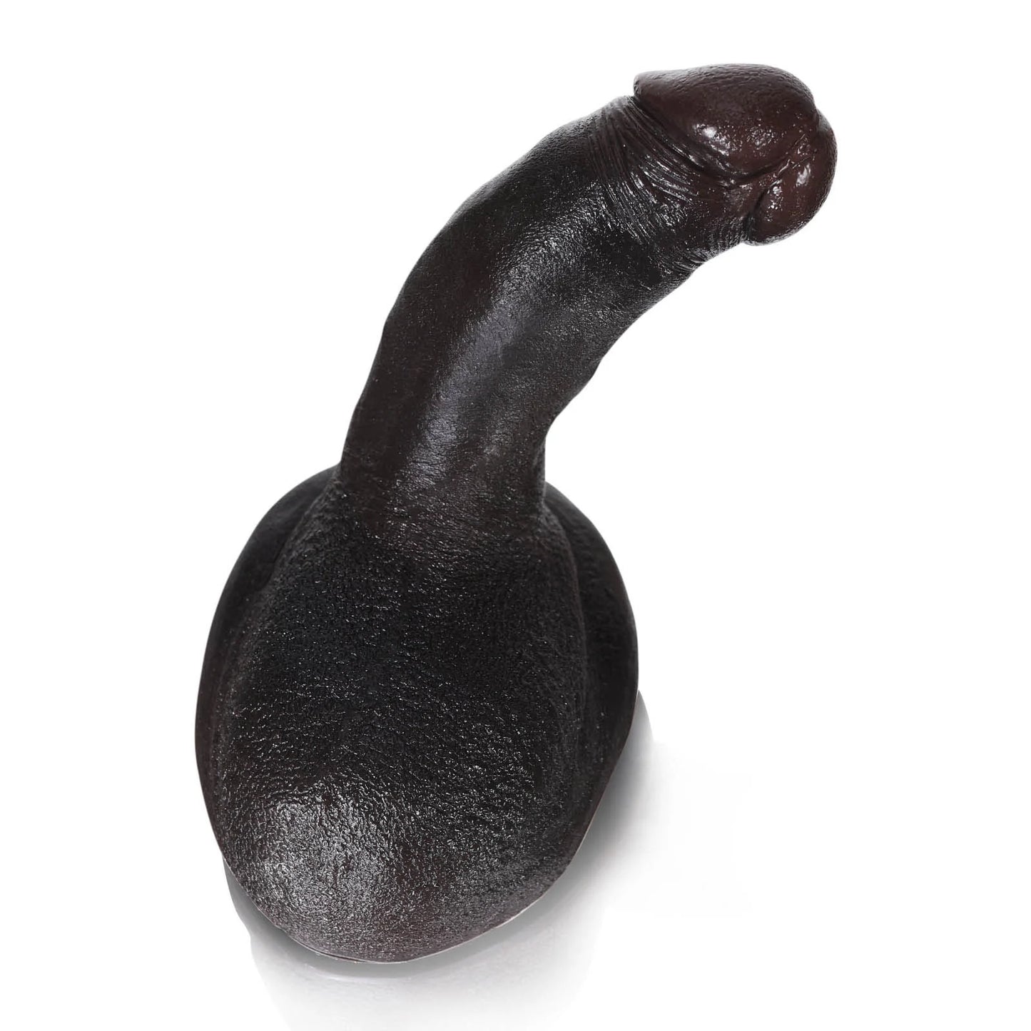 Johe 6.3" x 1.4" Soft Small Black Dildo for Beginner