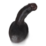 Johe 6.3" x 1.4" Soft Small Black Dildo for Beginner