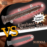 Karu 14" x 2" XXL Realistic BBC Dildo for Deep Stimulation