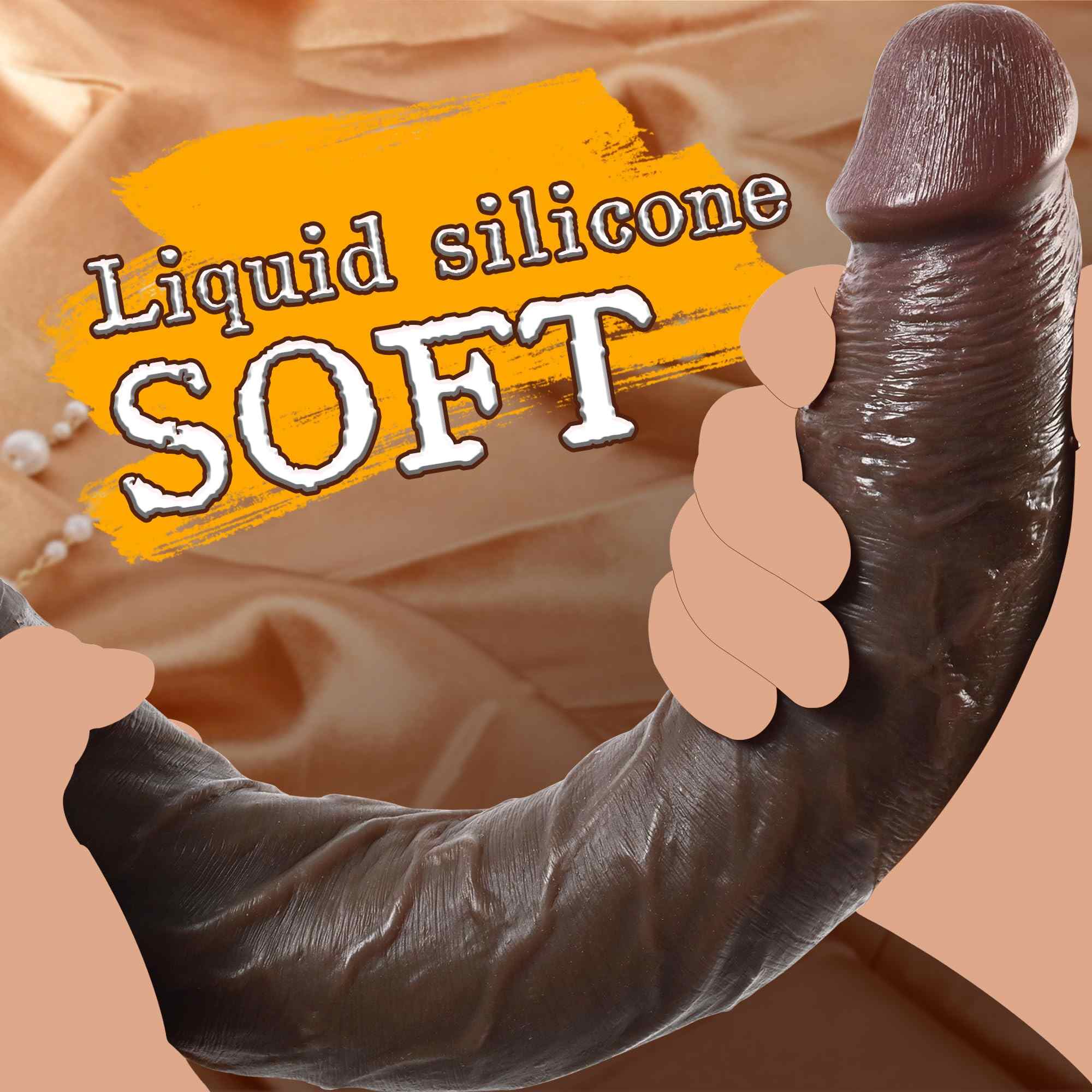Karu 14" x 2" XXL Realistic BBC Dildo for Deep Stimulation