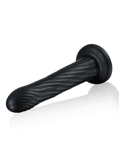Kyree 9.3 x 8.6  Vibrating Dildo Black