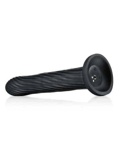 Kyree 9.3 x 8.6  Vibrating Dildo Black