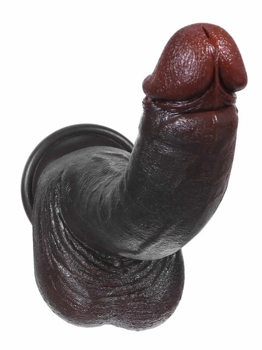 Lenner 9.6″ × 1.8″ Black Ultra-Realistic Dildo — Designed for Natural Depth