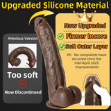 Malachi 12" x 2" Long Dual Density BBC Dildo