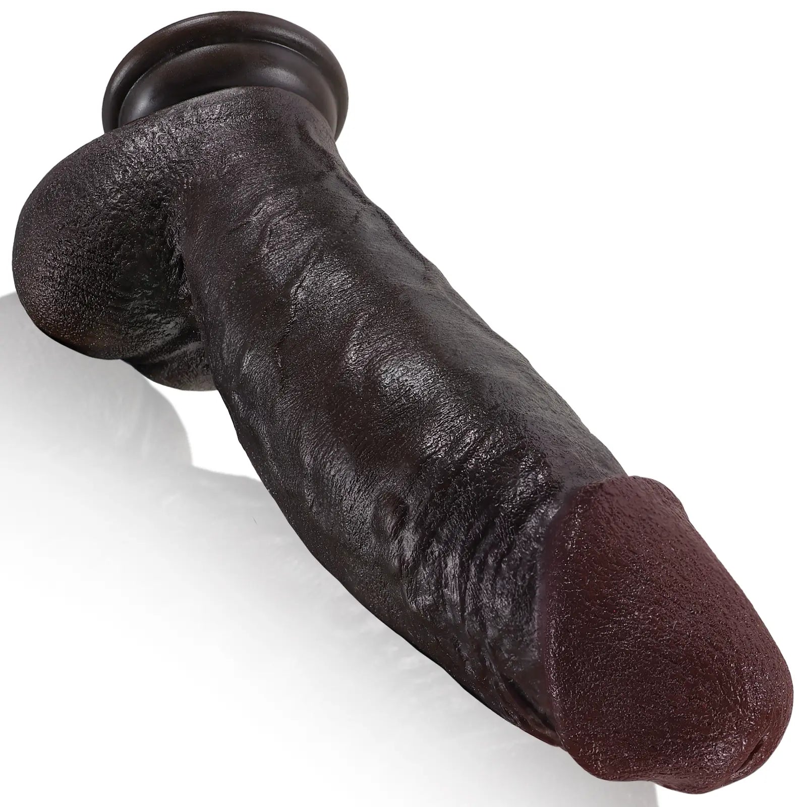 Malik 8.6" x 2.2" Realistic Thick Black Dildo for Girth Lovers