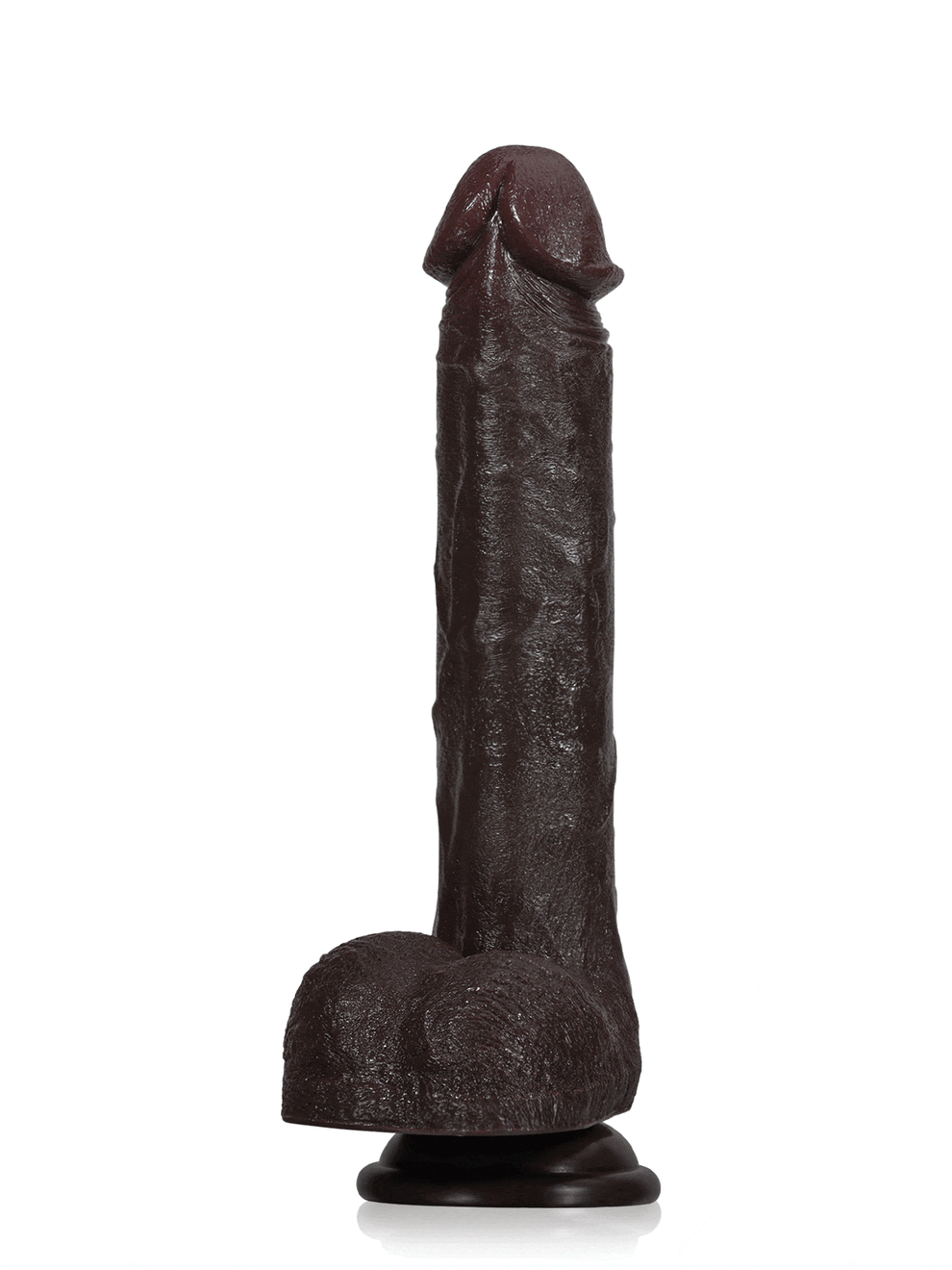 Royce 11.29 × 1.88 Thrusting Black Dildo