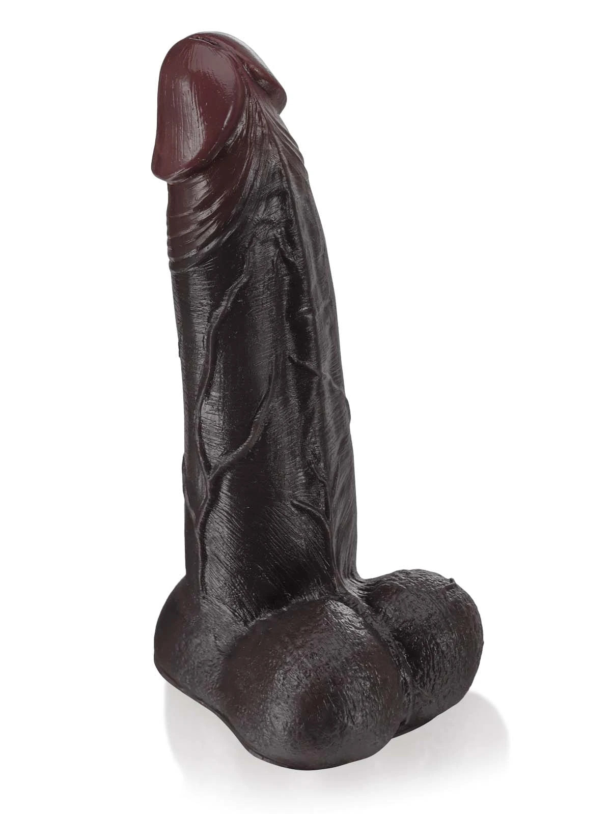 Marcellus 10.8 x 9 Sliding Skin Black Dildo