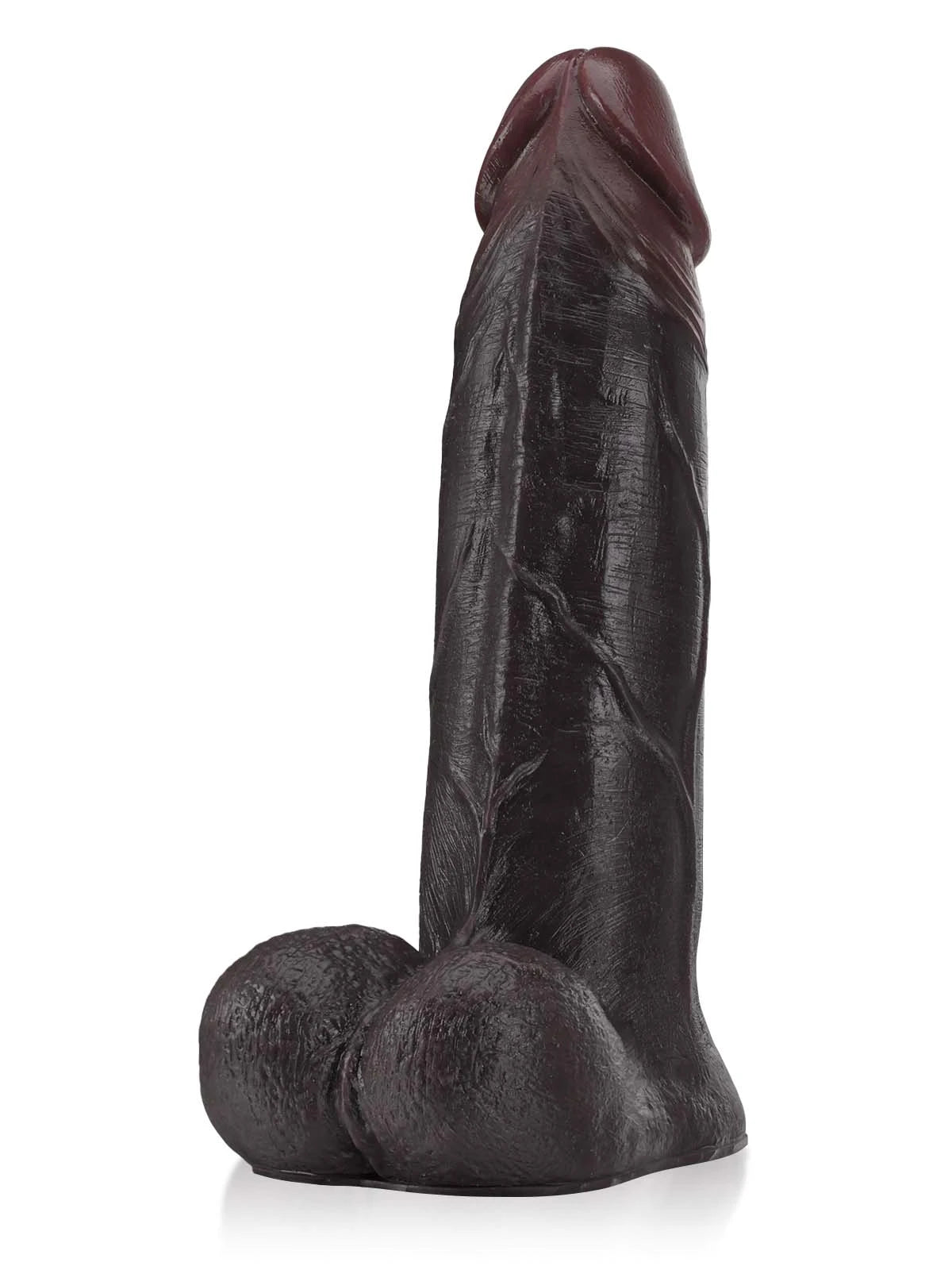 Marcellus 10.8 x 9 Sliding Skin Black Dildo