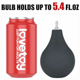 Nero 10.8" x 1.8" XL Long Squirting Realistic Black Dildo with Big Bulb