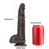 Paulyd 10.8" x 1.7" Long Straight Realistic BBC Dildo
