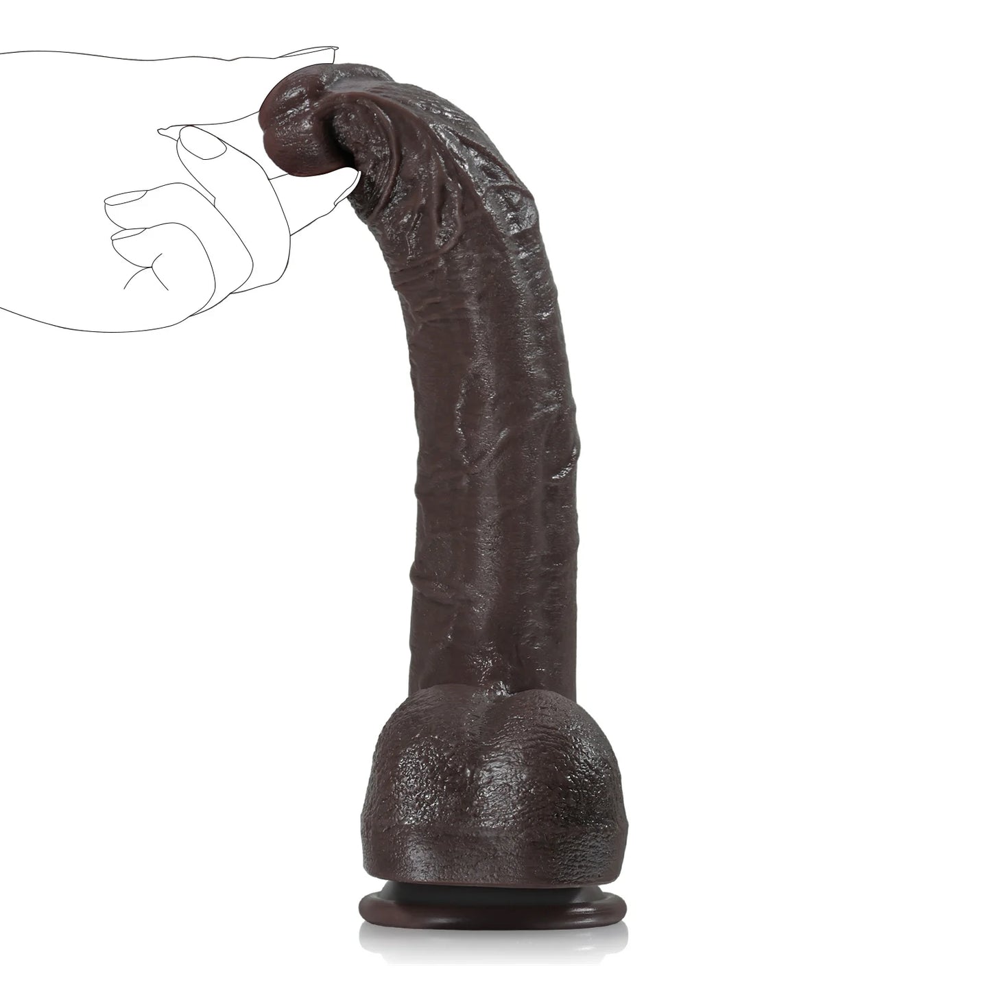 Paulyd 10.8" x 1.7" Long Straight Realistic BBC Dildo