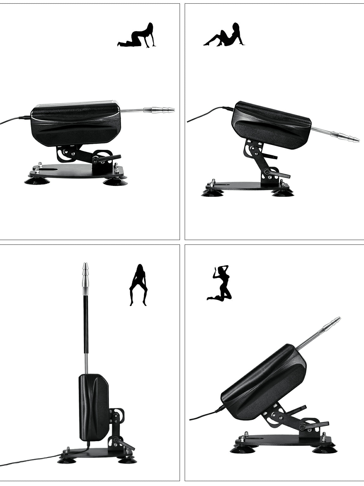Quiet Sex Machine with Wireless Remote, Adjustable Angle & 300 SPM Motor