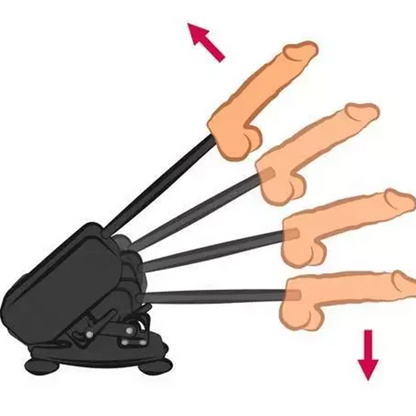 Quiet Sex Machine with Wireless Remote, Adjustable Angle & 300 SPM Motor