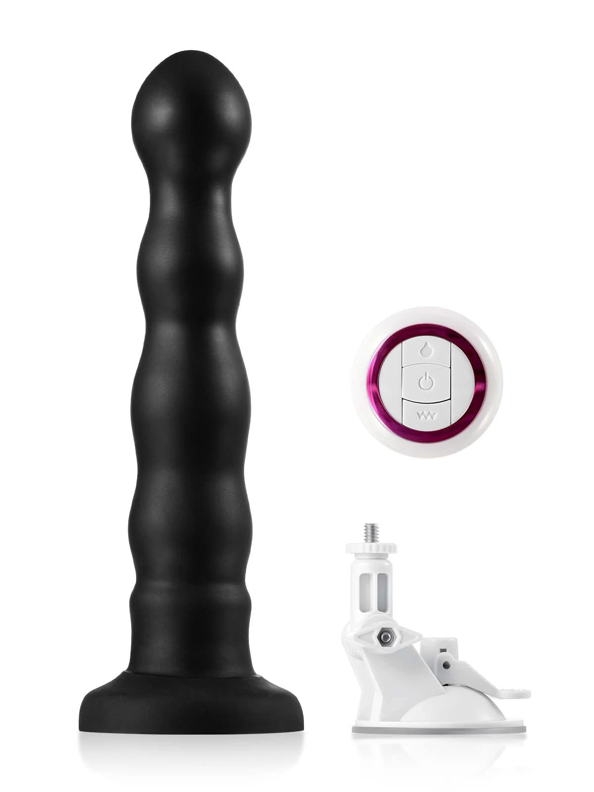 Rashawn 9.5" x 8.8" Anal Black Vibrating Dildo
