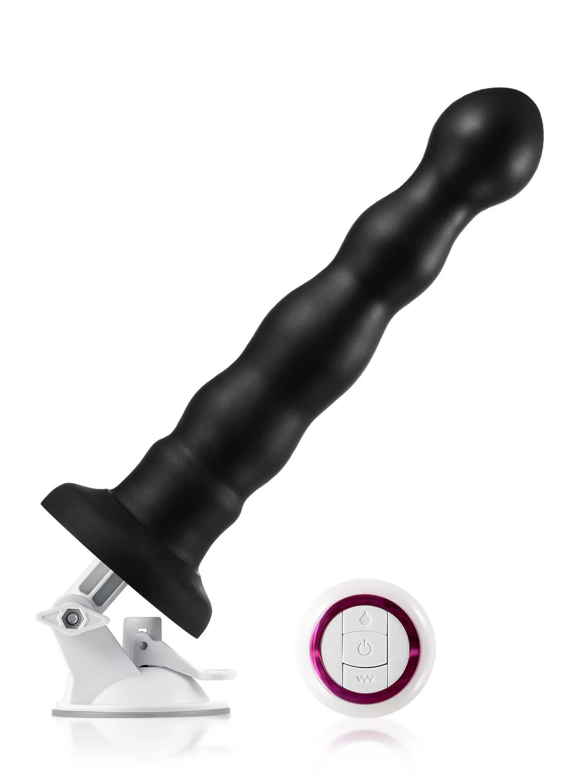 Rashawn 9.5" x 8.8" Anal Black Vibrating Dildo