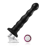Rashawn 9.5" x 1.6" Anal Black Thrusting Dildo with Angle-Adjustable Suction Base