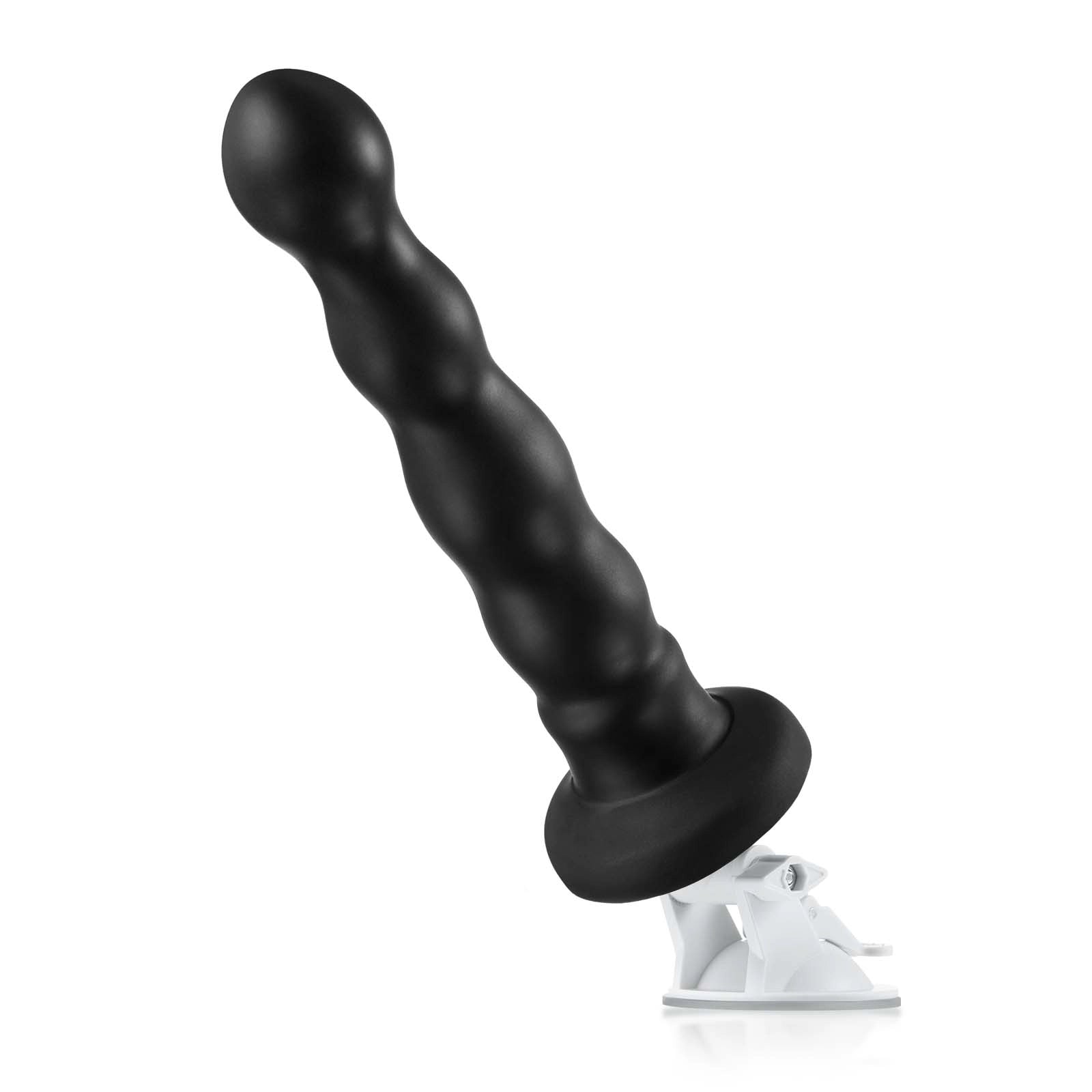 Rashawn 9.5" x 1.6" Anal Black Thrusting Dildo with Angle-Adjustable Suction Base