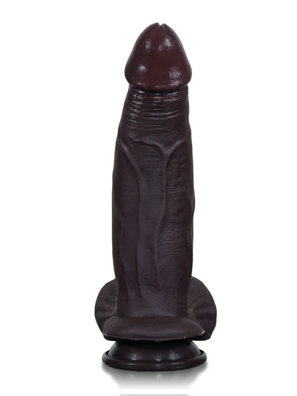 Reed 10.5" x 2.4" Realistic Sliding Skin BBC Dildo with Swinging Balls