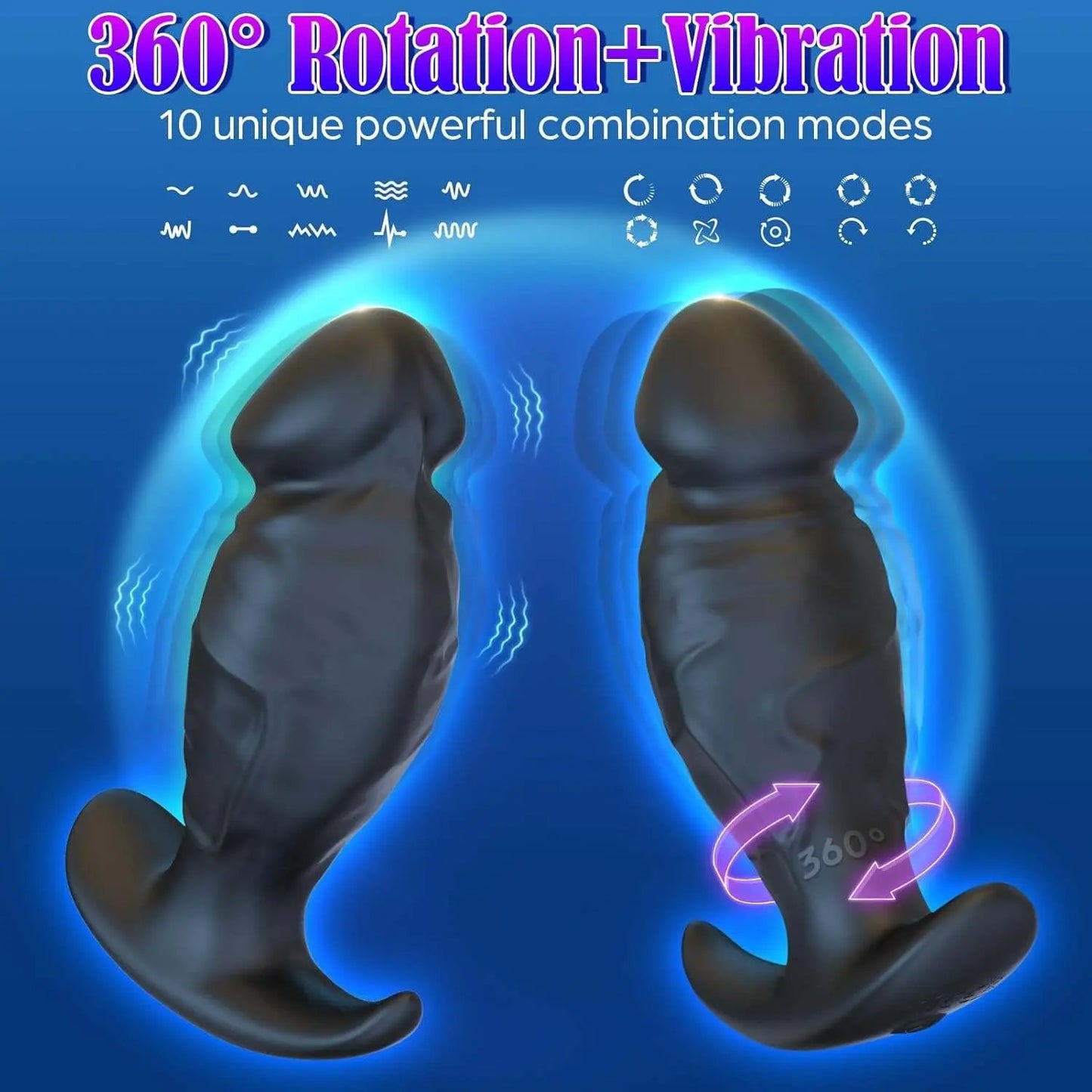 Ricky 3.9" X 1.3" Black Soft Dildo Butt Plug