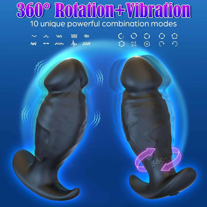 Ricky 3.9" X 1.3" Black Soft Dildo Butt Plug