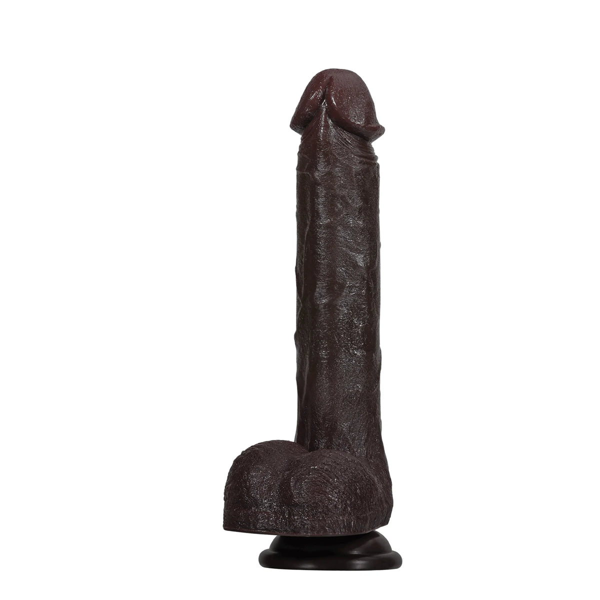 Royce 11.3" x 1.9" Long Black Thrusting Dildo with 7 Thrusting & 3 Vibration Modes