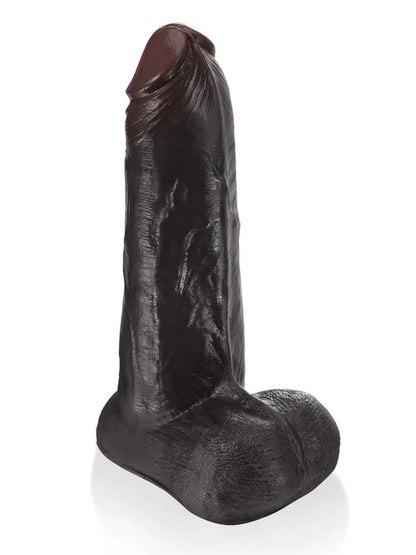 Ryder 9" x 2.1" Sliding-Skin Realistic Black Dildo with Vac-U-Lock Base