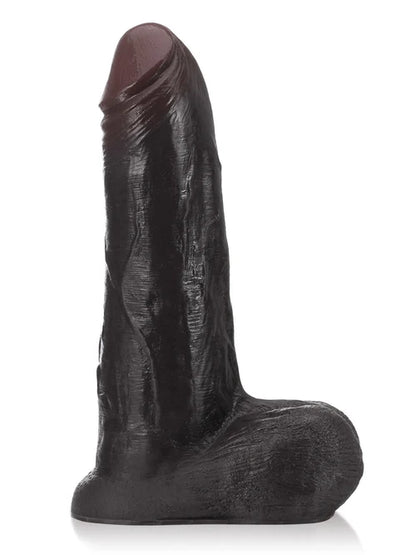 Ryder 9" x 2.1" Sliding-Skin Realistic Black Dildo with Vac-U-Lock Base
