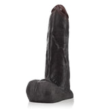 Ryder 10.8" x 2.6" Realistic Veined Sliding Skin Black Dildo with Vac-U-Lock Connector