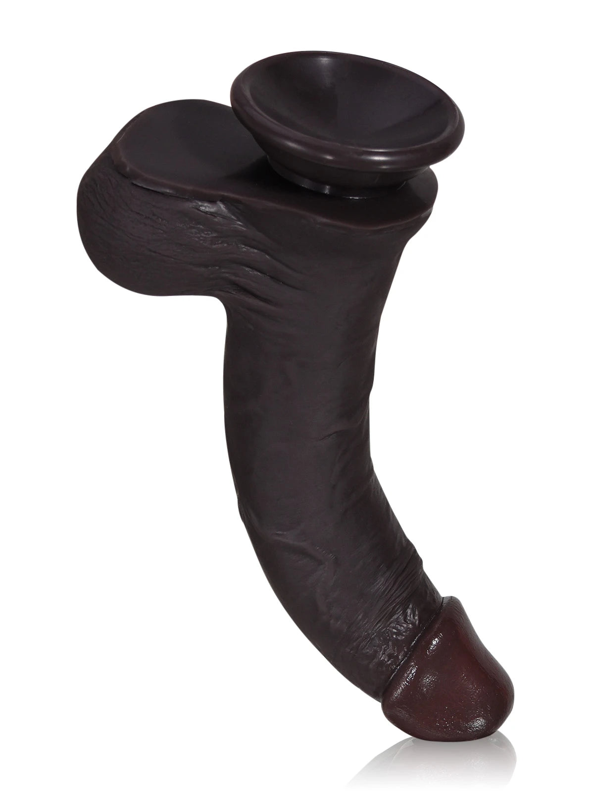 Sem 8.7" x 1.7" Realistic BBC Dildo with Sliding Skin, Dual Density & Movable Balls