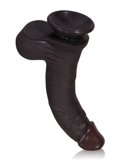 Sem 8.7" x 1.7" Realistic BBC Dildo with Sliding Skin, Dual Density & Movable Balls