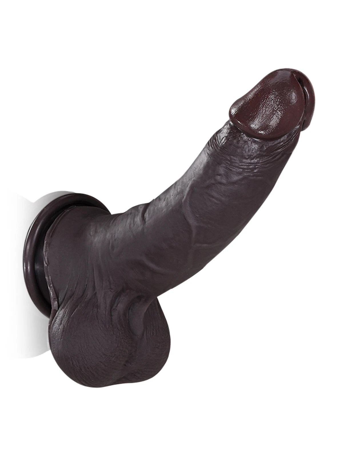 Sem 8.7" x 1.7" Realistic BBC Dildo with Sliding Skin, Dual Density & Movable Balls