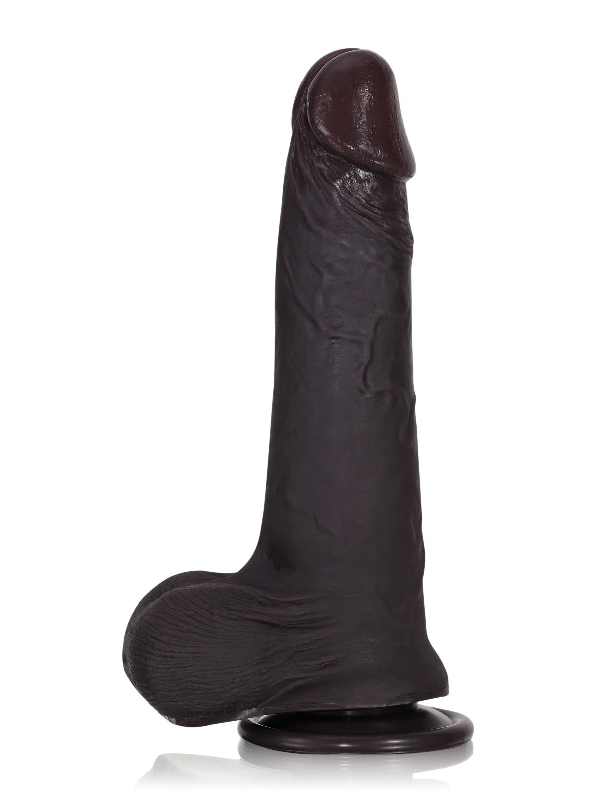 Sem 8.7" x 1.7" Realistic BBC Dildo with Sliding Skin, Dual Density & Movable Balls