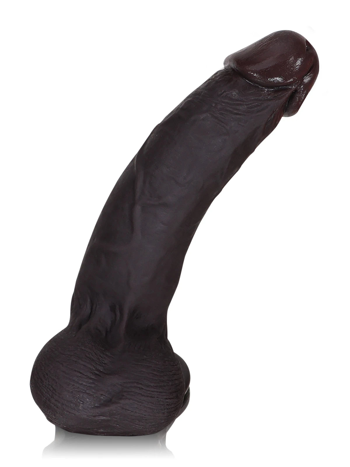 Sem 8.7" x 1.7" Realistic BBC Dildo with Sliding Skin, Dual Density & Movable Balls