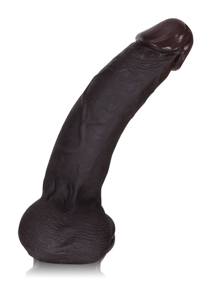 Sem 8.7" x 1.7" Realistic BBC Dildo with Sliding Skin, Dual Density & Movable Balls