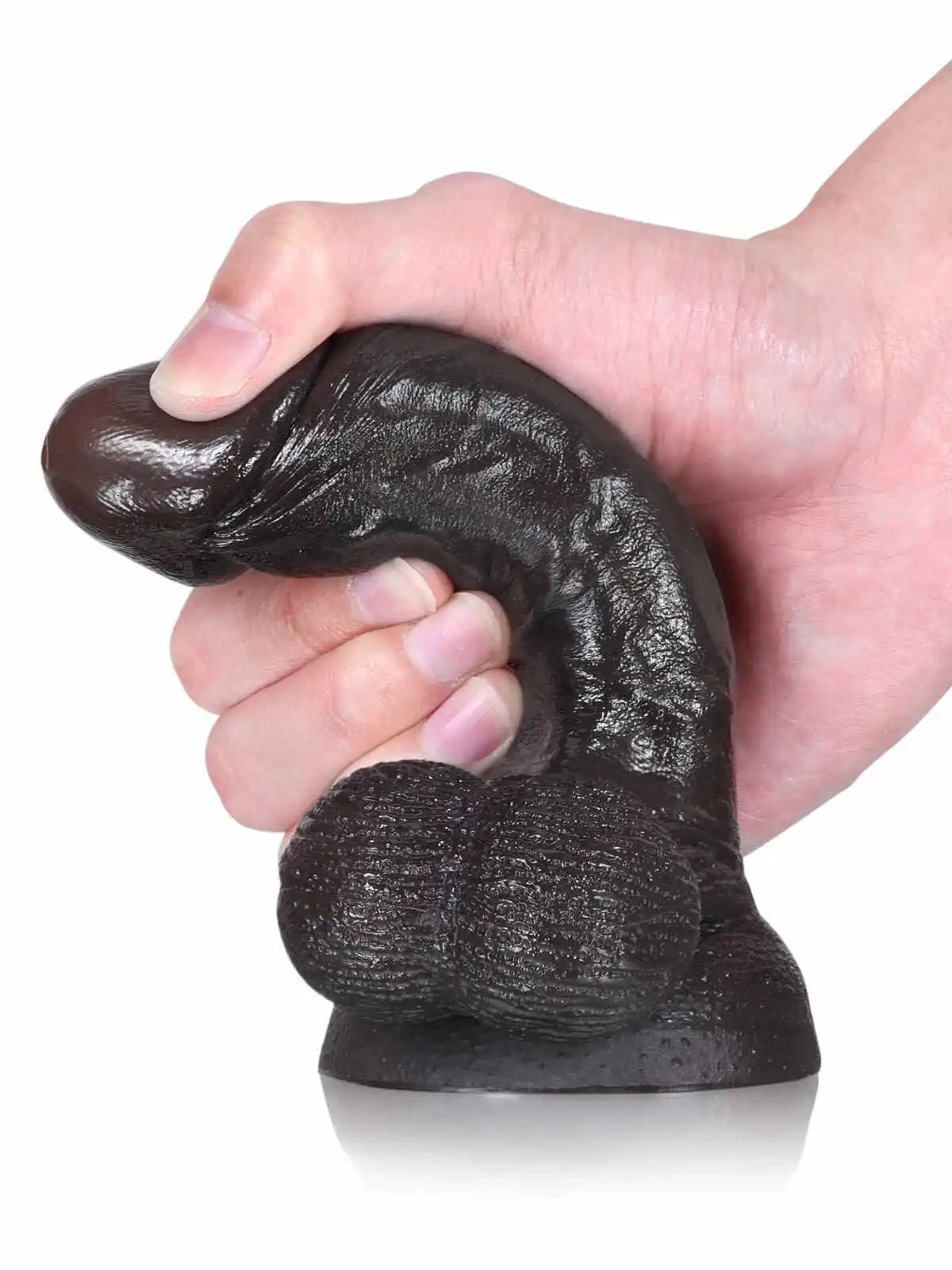 Smih 6" x 1.2" Softes Flesh Like Small Dildo With Swinging Saggy Balls