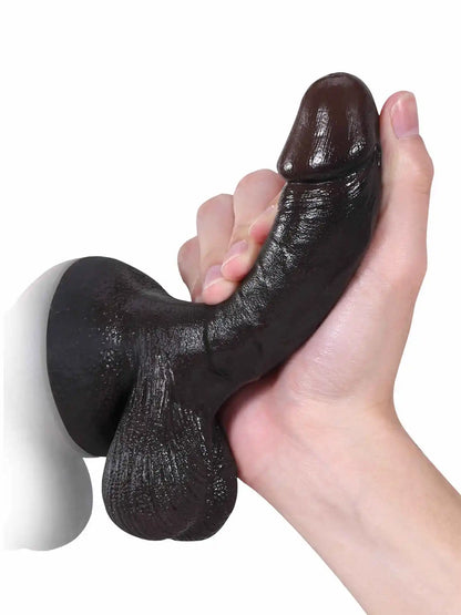 Smih 6" x 1.2" Softes Flesh Like Small Dildo With Swinging Saggy Balls