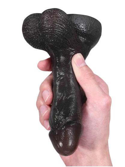 Smih 6" x 1.2" Softes Flesh Like Small Dildo With Swinging Saggy Balls