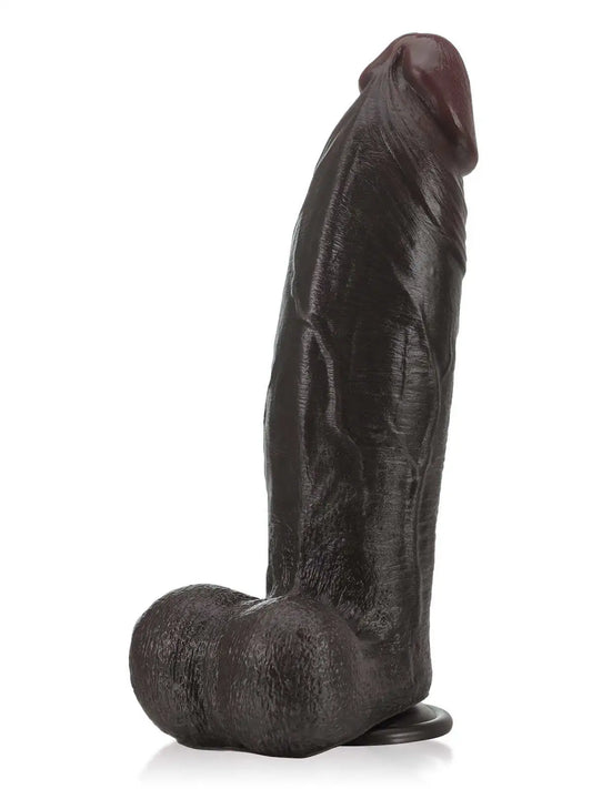 Tavon 11 x 9 Big Thick Black Dildo