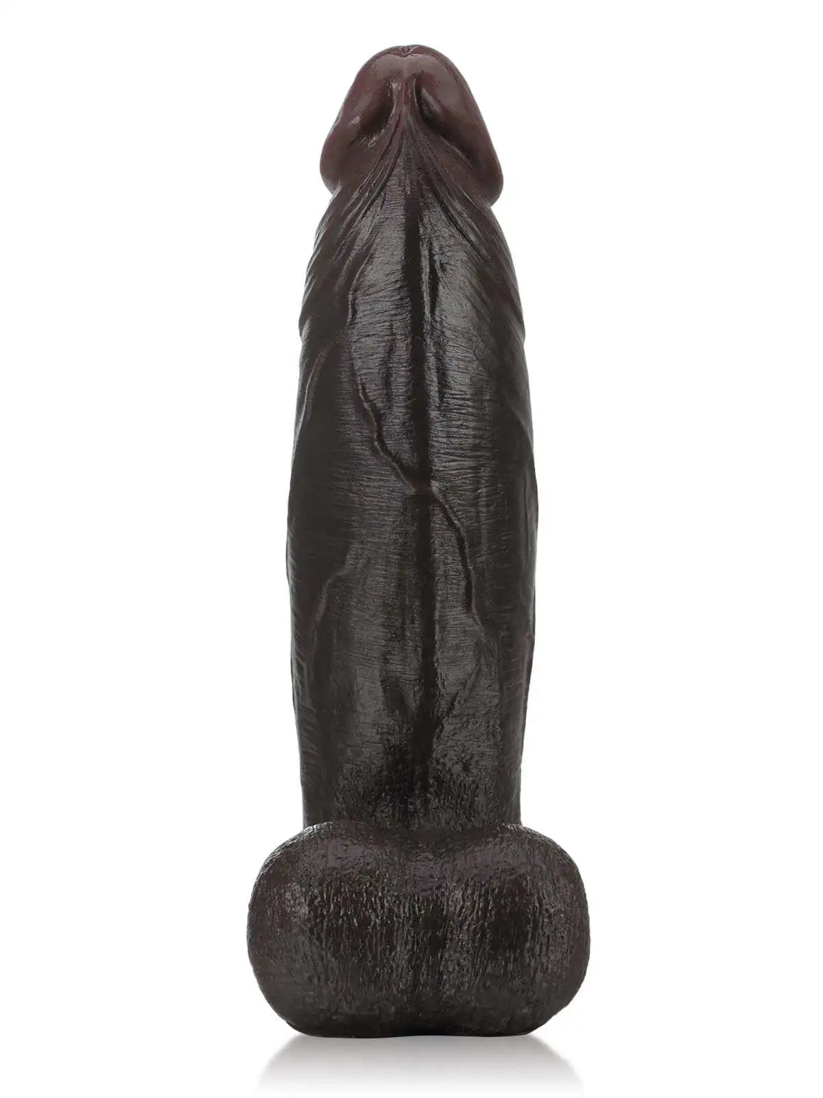 Tavon 11 x 9 Big Thick Black Dildo